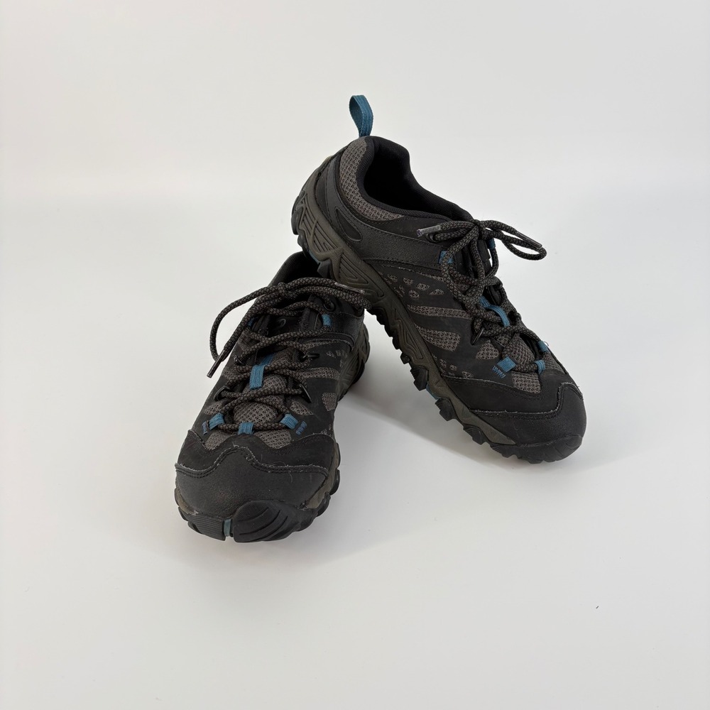 Merrell All Out Blaze Aero Sport Women 10 Black Blue Hiking Shoes J37066